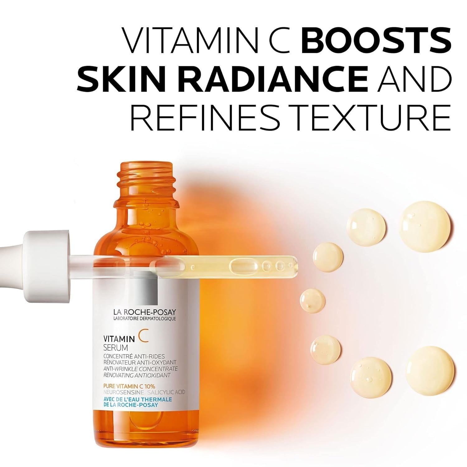 La Roche-Posay Pure 10% Vitamin C Serum For Face With Salicylic acid And Neurosensine