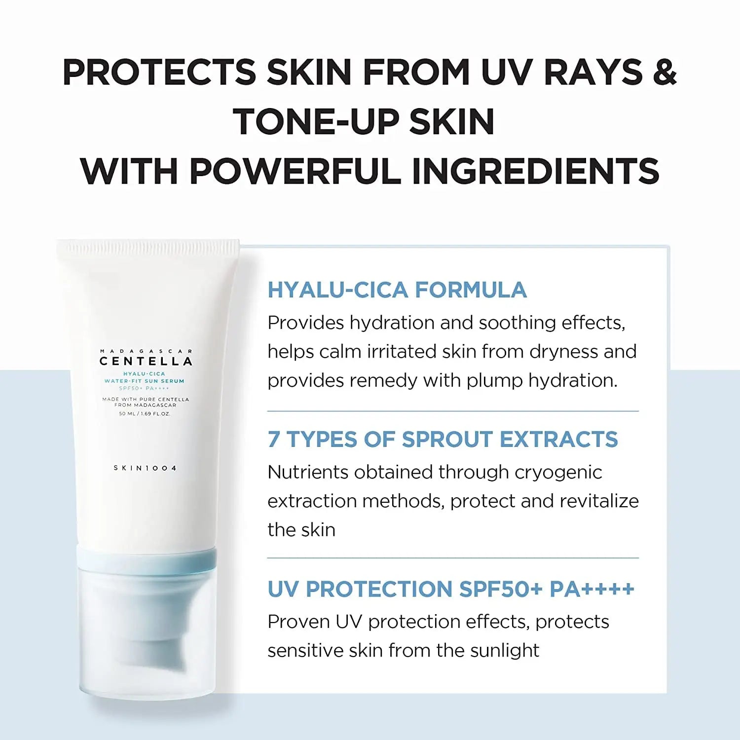 Korean Skin1004 Centella Sun Serum SPF50+