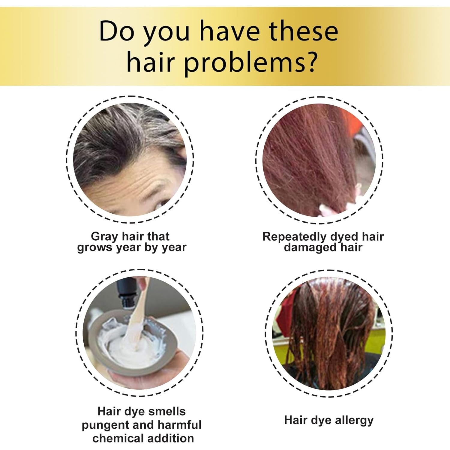Corzen Pure Natural Herbal Hair Dye Shampoo 5 Minutes Change Hair Color Non-irritating Repair Gray White Fashion Hair Care Women Men Korean Natural Black.