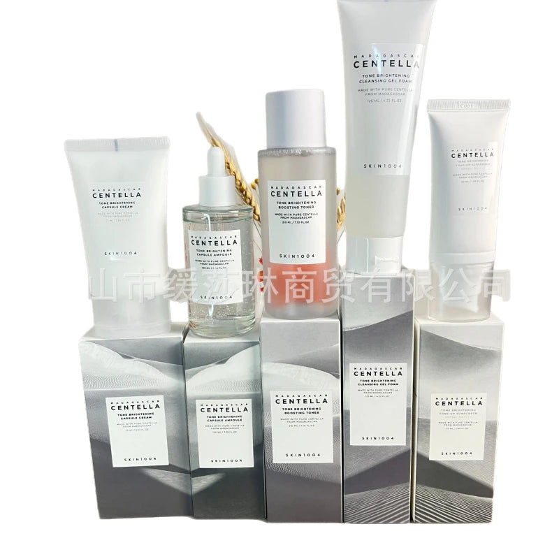 SKIN1004 Skin Care Angel Whitening Essence Facial Cleanser Cream Toner Sunscreen Combination Set  Ampoule Essence 100ml