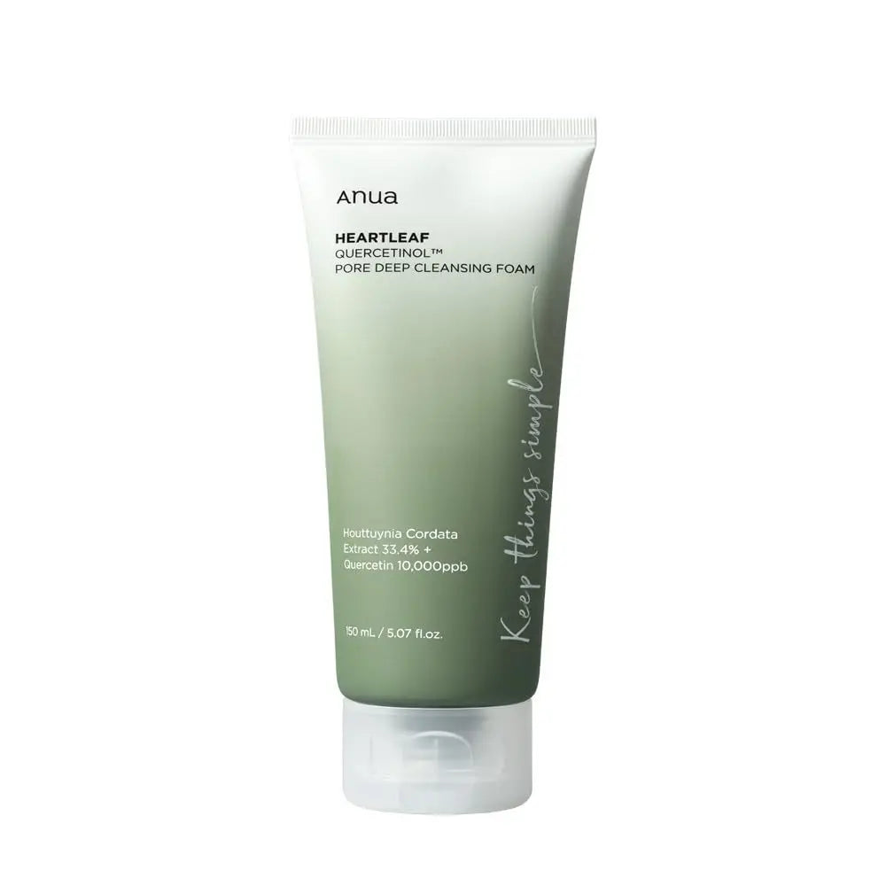 Anua Heartleaf 77% Toner Moisturizing Pore Cleansing Oil Foaming Cleanser Deep Cleanses Impurities Korean Skincare