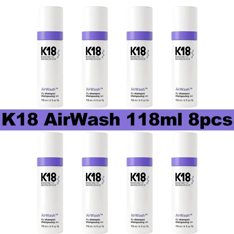 Original K18 AirWash Dry Shampoo 118ml Conditioners NonAerosol Balances Scalp Controls Excess Oil Production Repair Dry Damaged