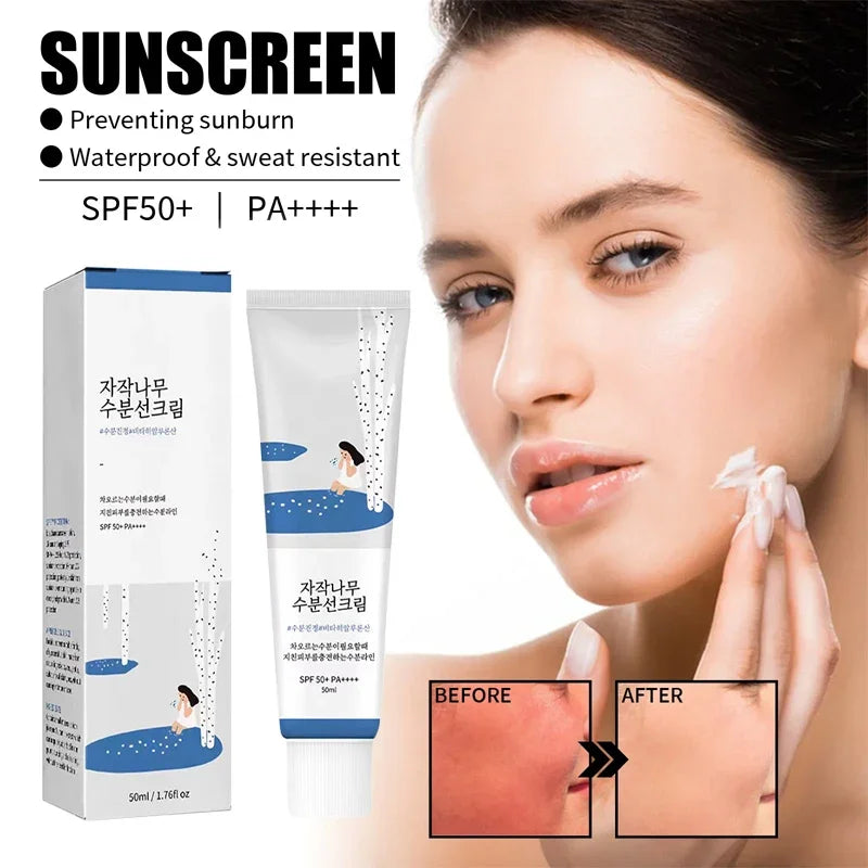 80ml Korea Birch Trees Long Term Moisturize Brighten Cream Valid 48 Hours Lock Water Nourishing Cleanse Skin Facial Care Cream