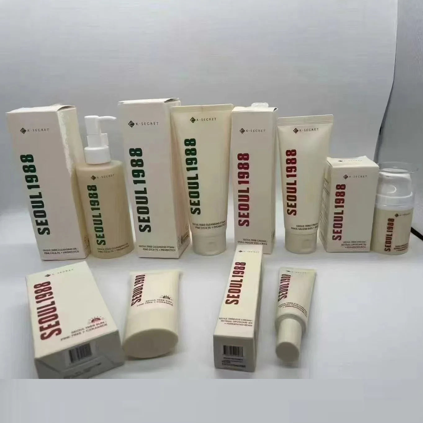 SEOUL 1988 Eye Cream Niacinamide 2% Retinal Acid Ginseng Serum Lighten Fine Lines Firming Pores Brightening Face Korean Skincare