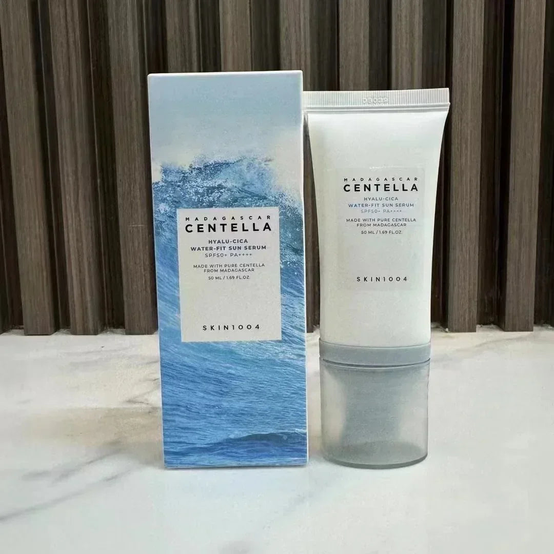 Skin1004 Hyaluronic Acid Centella Asiatica Watery Sunscreen Facial Sunscreen Body Sunscreen SPFSO+ PA++++ 50ml