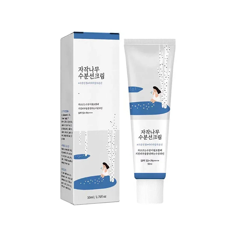 80ml Korea Birch Trees Long Term Moisturize Brighten Cream Valid 48 Hours Lock Water Nourishing Cleanse Skin Facial Care Cream