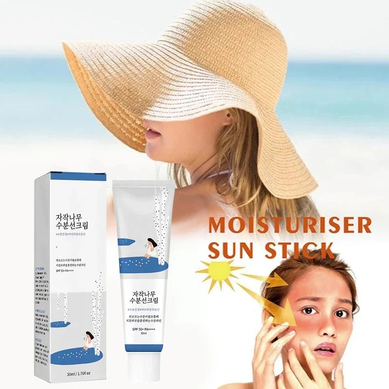 80ml Korea Birch Trees Long Term Moisturize Brighten Cream Valid 48 Hours Lock Water Nourishing Cleanse Skin Facial Care Cream