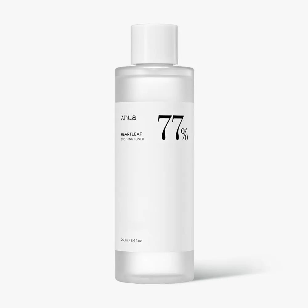Anua Heartleaf 77% Toner Moisturizing Pore Cleansing Oil Foaming Cleanser Deep Cleanses Impurities Korean Skincare