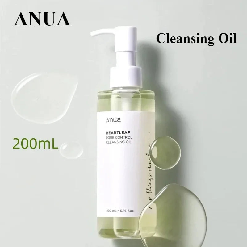 Anua Heartleaf 77% Toner Moisturizing Pore Cleansing Oil Foaming Cleanser Deep Cleanses Impurities Korean Skincare