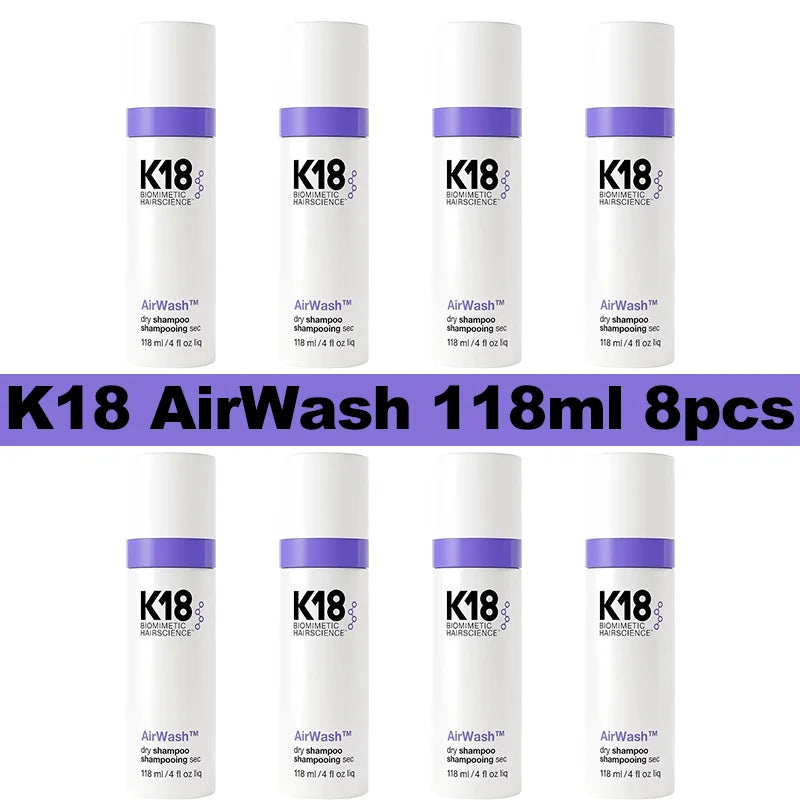 Original K18 AirWash Dry Shampoo 118ml Conditioners NonAerosol Balances Scalp Controls Excess Oil Production Repair Dry Damaged