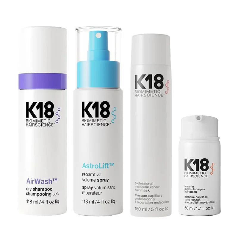 Original K18 AirWash Dry Shampoo 118ml Conditioners NonAerosol Balances Scalp Controls Excess Oil Production Repair Dry Damaged