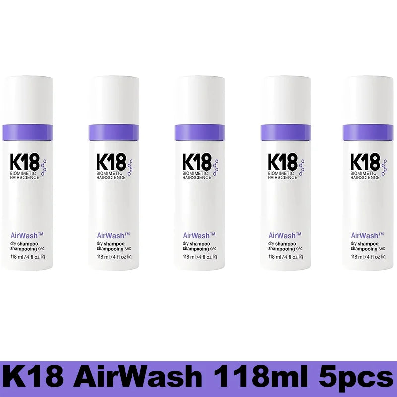 Original K18 AirWash Dry Shampoo 118ml Conditioners NonAerosol Balances Scalp Controls Excess Oil Production Repair Dry Damaged